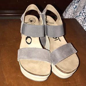 OTBT bunshell shoes in soft grey
